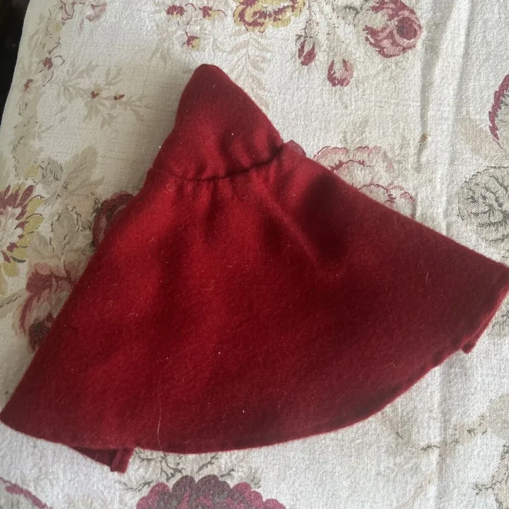 6 Inch Red Doll Cape For 7-10 Inch Dolls? Little Red Riding Hood